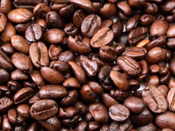 close up picture of pico alto roasted coffee beans